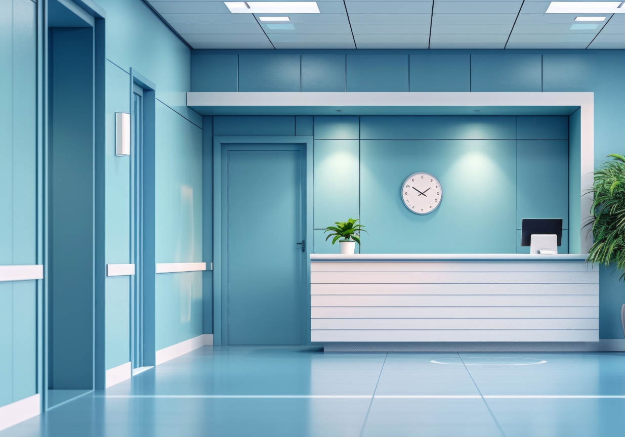 Equipe médica da clínica